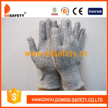 13G Hppe Spandex / Nylon Mixed Cut Resistant Handschuh -Dcr103